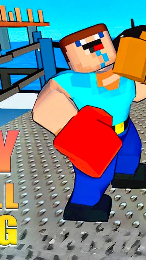 Obby. Ragdoll Boxing