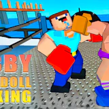 Obby. Ragdoll Boxing