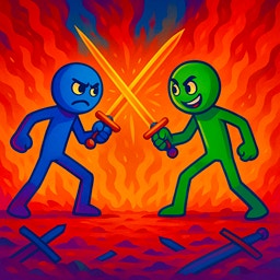 Obby Stickman - On Swords