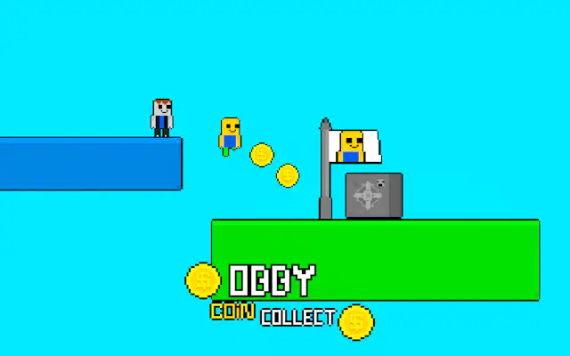 Obby vs Bacon Rainbow Parkour