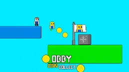 Obby vs Bacon Rainbow Parkour