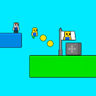 Obby vs Bacon Rainbow Parkour By Gamepix