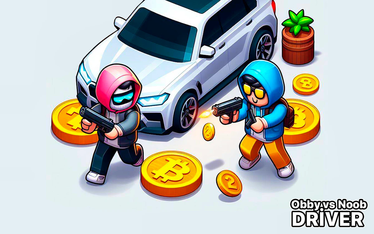 Play Obby vs Noob Driver — free online Two Player game