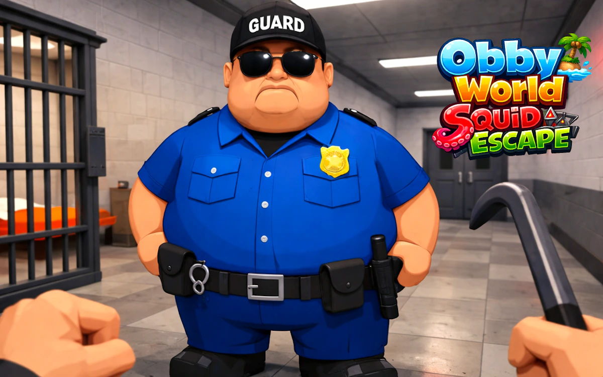 Play Obby World Squid Escape — free online Action game
