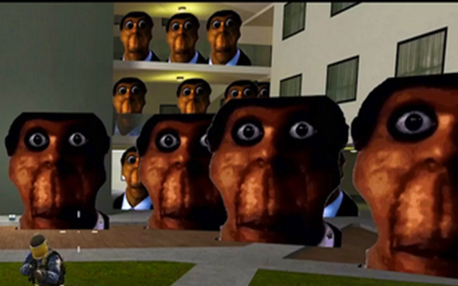 Obunga Nextbot Spot Difference — free online thinky game on Glaze Games