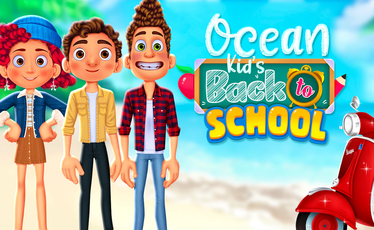 Play Ocean Kids Back to School — free online Kids game