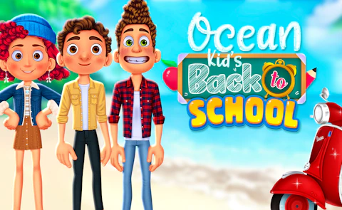 Ocean Kids Back to School game thumbnail