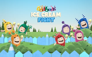 Oddbods Ice Cream Fight game cover