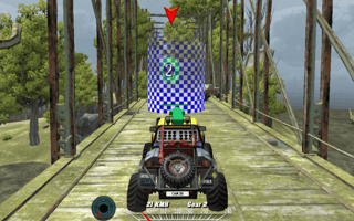 Offroad Monster Truck Forest Championship game cover