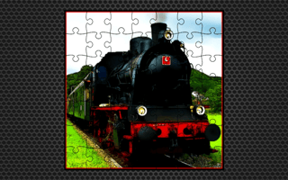 Old Trains Jigsaw game cover