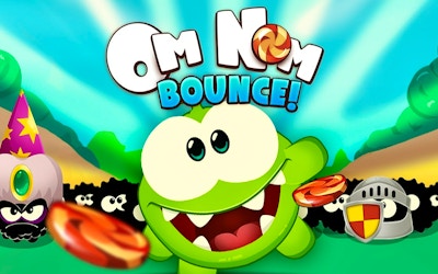 Om Nom Bounce 🕹️ Speel nu op GamePix