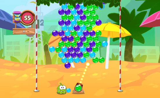 Om Nom: Bubbles 🕹️ Play on CrazyGames