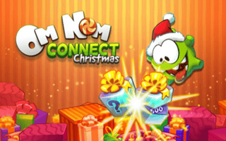 Om Nom Connect Christmas game cover