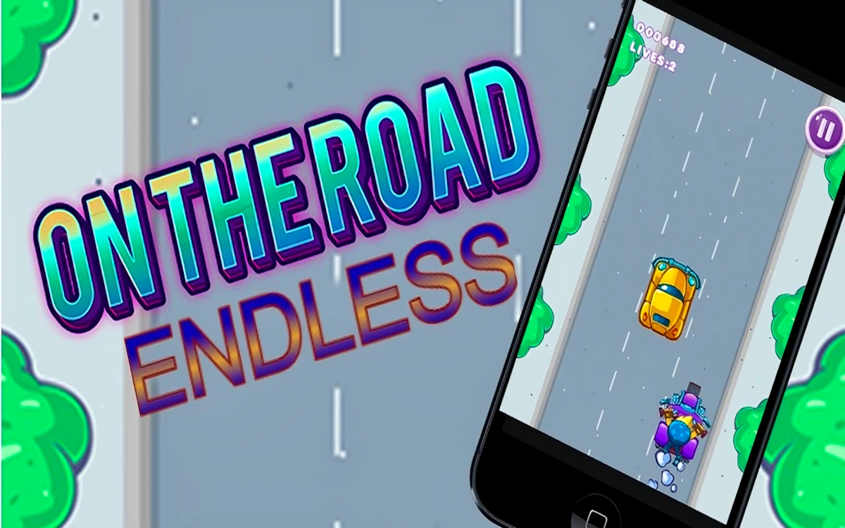 Play On the Road Endless — free online Bike game
