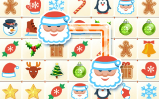 Onet Winter Christmas Mahjong game cover
