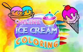 Online Ice Cream Coloring game cover