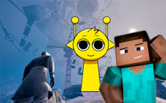 Only Up at Minecraft & Sprunki