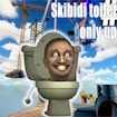 Only UP Skibidi Toilet banner