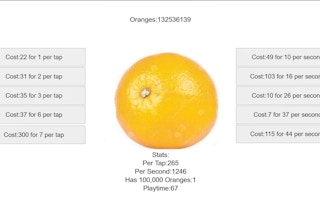 Orange Fruit Clicker game cover