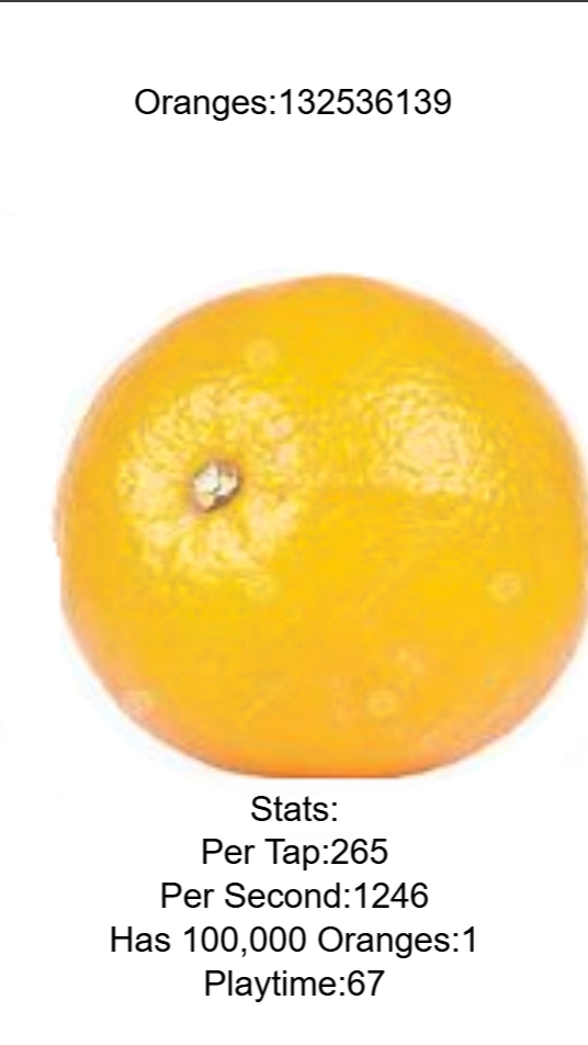 Orange Fruit Clicker