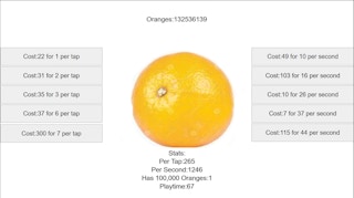 Orange Fruit Clicker