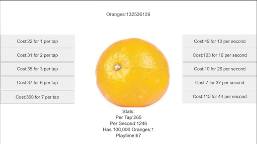 Orange Fruit Clicker