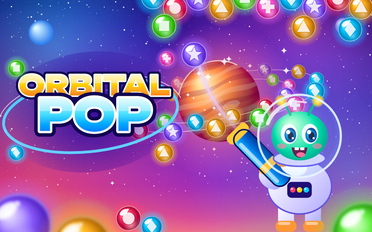 Orbital Pop 🕹️ Play Now on GamePix