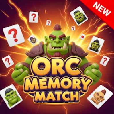 Orc Memory Match By Gamepix