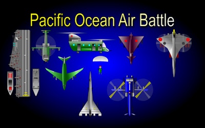 Pacific Ocean Air Battle game