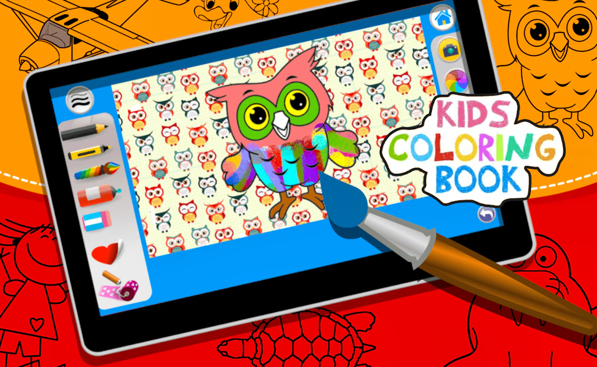 Play Paint Coloring Book — free online Kids game