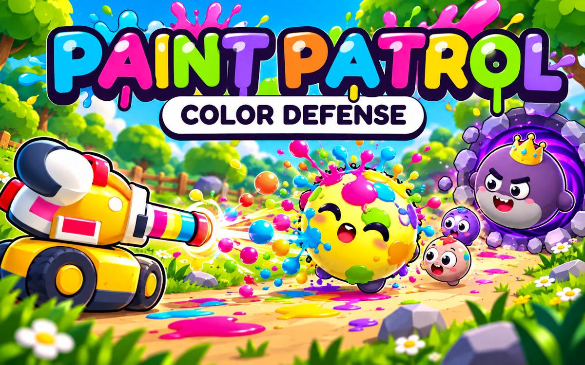 Paint Patrol - Color Defense 🕹️ Play Now on GamePix