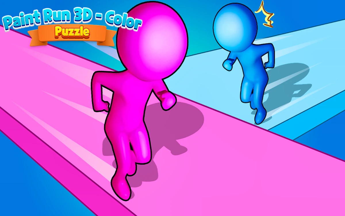 Play Paint Run 3D Color Puzzle — free online Coloring game