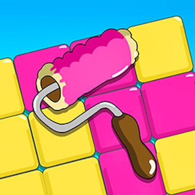 Paint Tiles Puzzle By Gamepix
