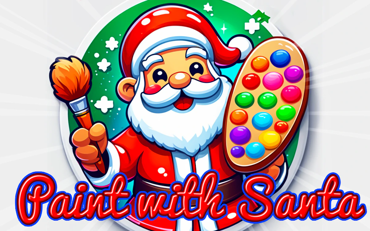 Play Paint with Santa — free online Drawing game