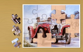 Painting Vintage Cars Jigsaw Puzzle 2 game cover