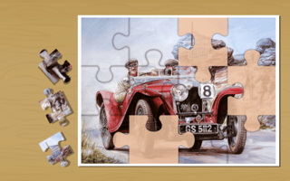 Painting Vintage Cars Jigsaw Puzzle 2 game cover