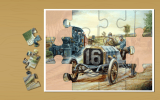 Painting Vintage Cars Jigsaw Puzzle game cover