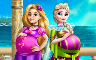 Palace Princesses Pregnant Bffs game cover