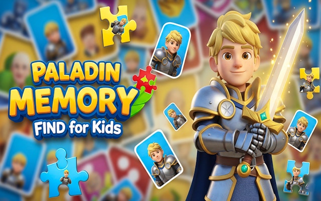 Paladin Memory Find For Kids