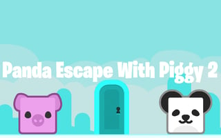 Panda Escape With Piggy 2 game cover