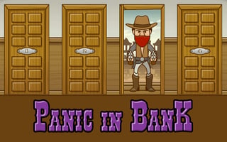 Panic In Bank game cover