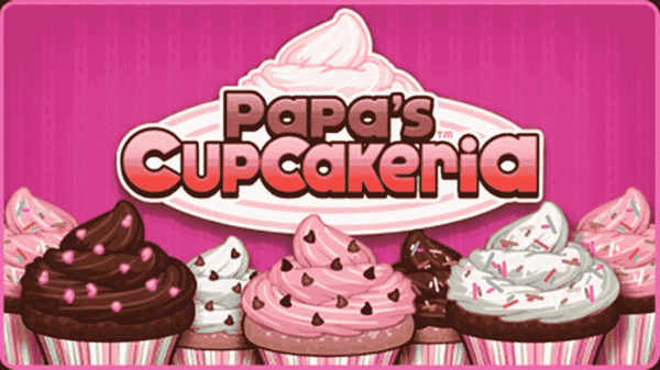 Papa's Cupcakeria Logo | Greeting Card