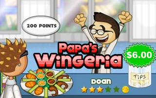 Papa's Wingeria game cover