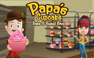 Papa's Cupcake - Bake & Sweet Shop game cover