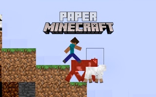 Paper Minecraft game cover