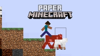 Paper Minecraft game cover