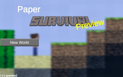 Paper Survival game