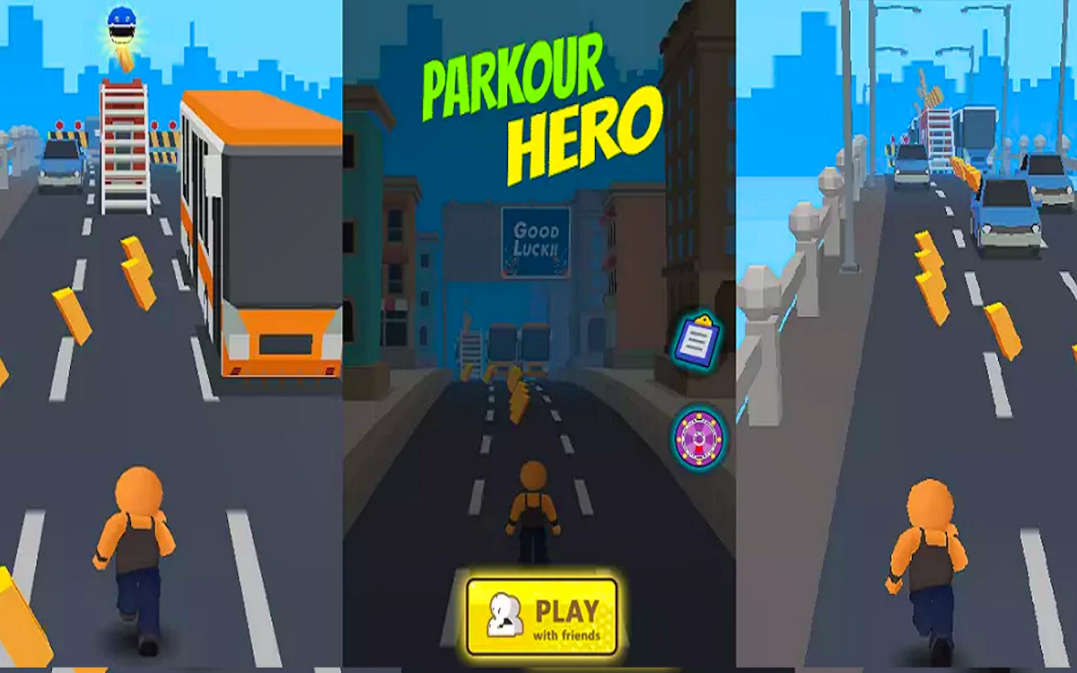 Play Parkour Hero — free online Runner game