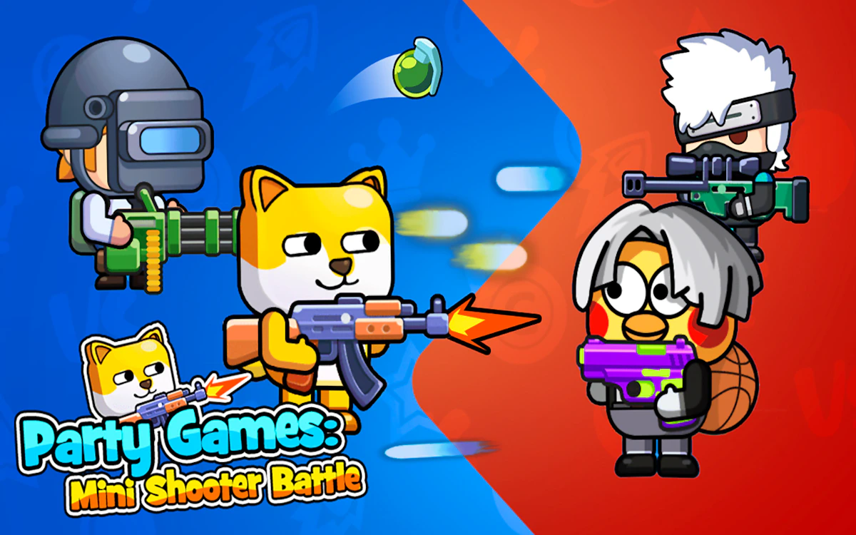 Play Party Games Mini Shooter Battle — free online Shooter game