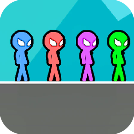 Party Stickman 4 Player game thumbnail